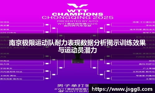 南京极限运动队耐力表现数据分析揭示训练效果与运动员潜力